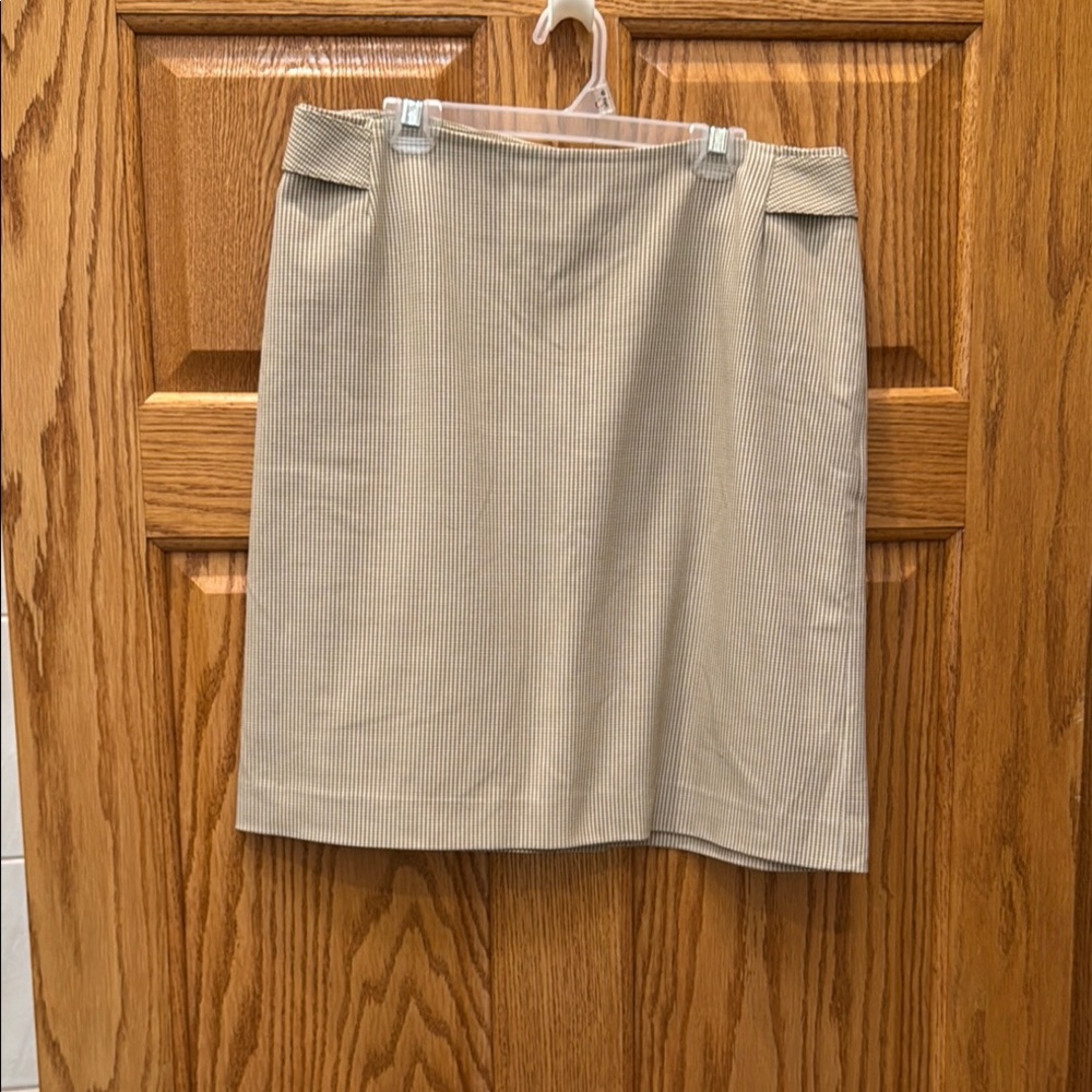 Rafaella Tan Knee-Length Pencil Skirt for Work